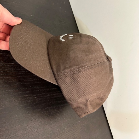 Stone Fox Swim Smiley Face Baseball Cap/Baseball Hat Brown - NWT - Picture 6 of 13